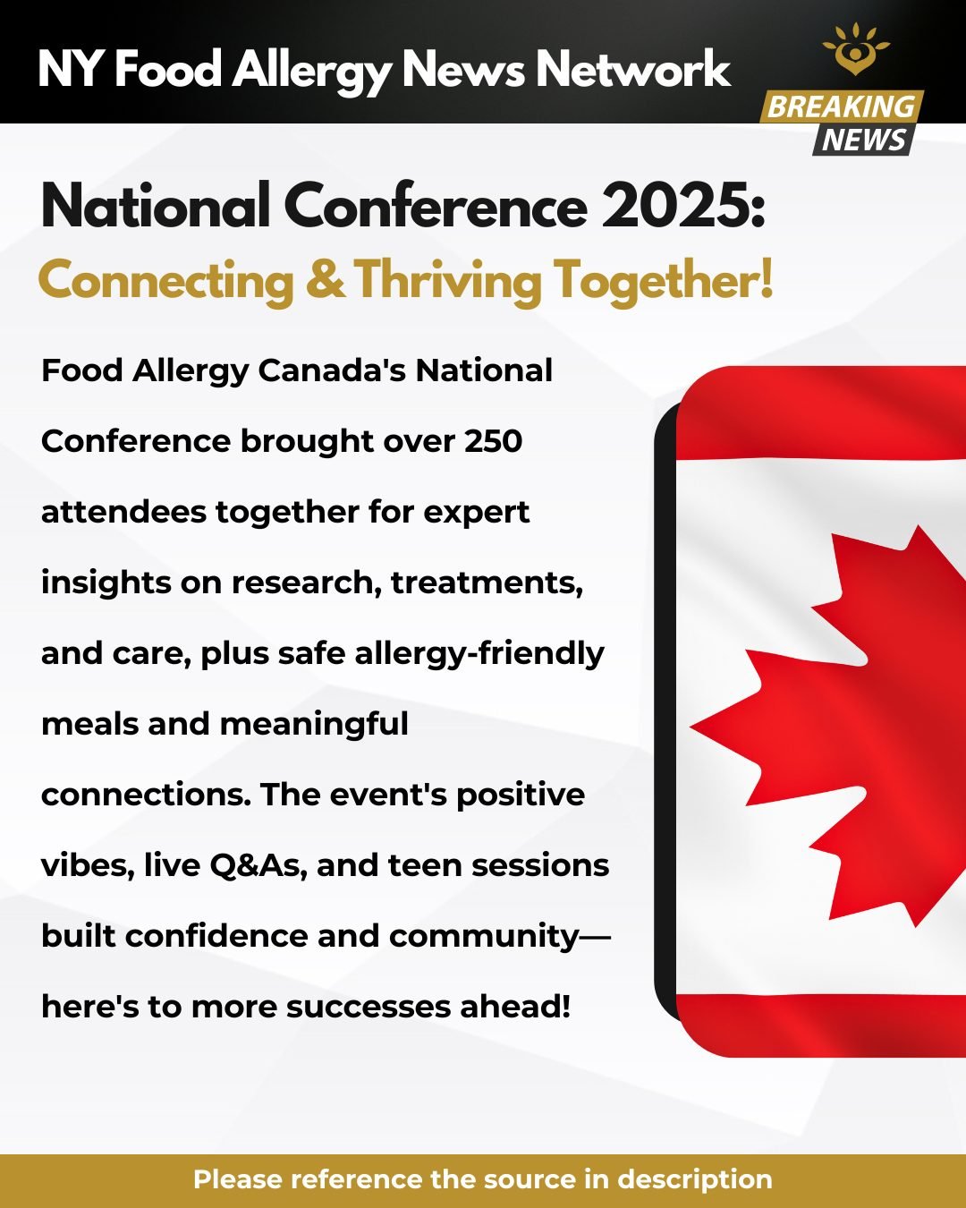 🎉 Food Allergy Awareness Month 2025: Spreading Hope &amp; Knowledge! 🎉

May was a shining success for Food Allergy Awareness Month, with 65 teal monument lightings across Canada and over 69 #KnowItTreatIt story submissions highlighting anaphylaxis 